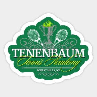 Tenenbaum Tennis Academy Sticker